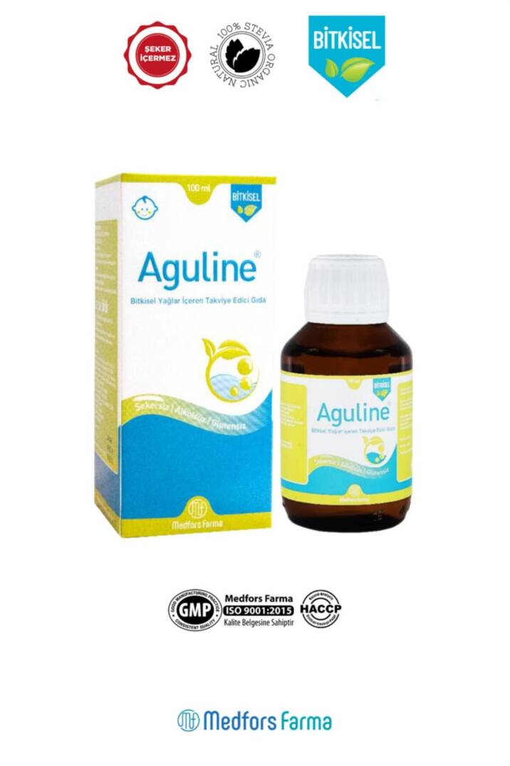 Aguline Bitkisel Gaz Şurubu 100 Ml - 2