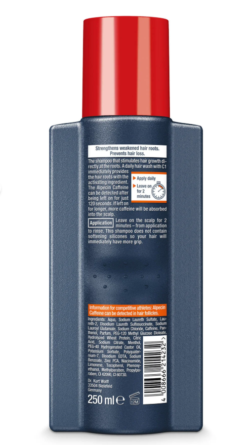 Alpecin Kafein Şampuan C1 dökülme karşıtı 250 ml. - 2