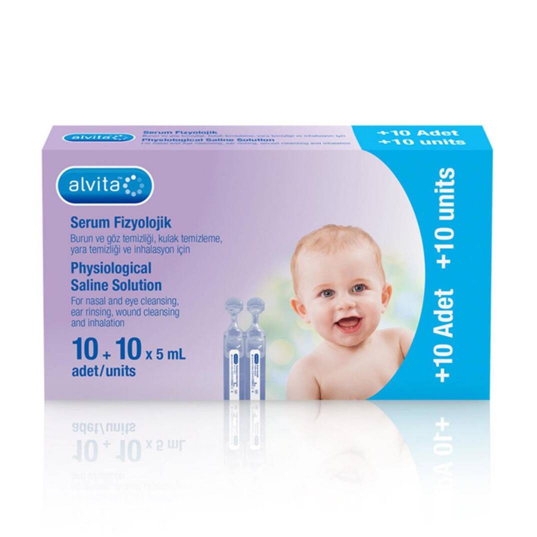 Alvita Serum Fizyolojik 20 Flakon - 1