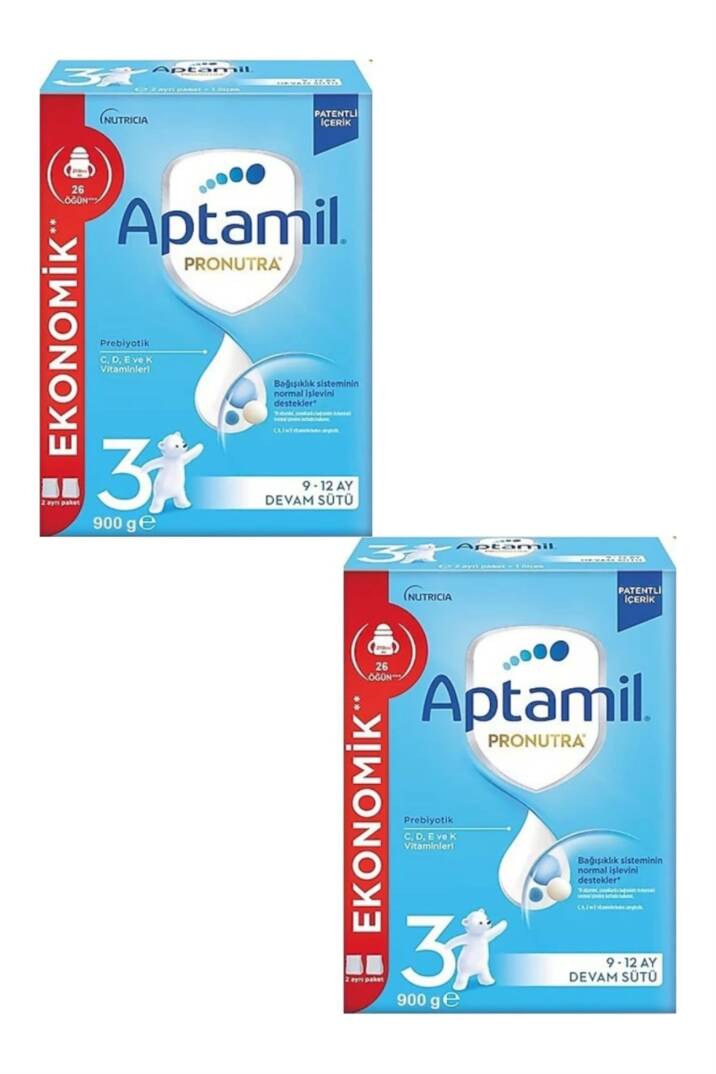 Aptamil Pronutra 3 Devam Sütü 900 gr - 2 Adet - 1