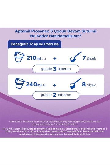 Aptamil Prosyneo 3 Bebek Sütü 12-36 Ay 800 gr - 6