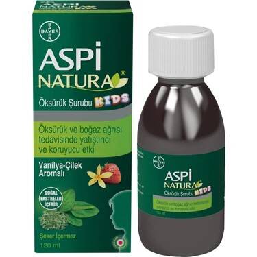 Aspınatura Kids Vanilya Çilek 120ml
