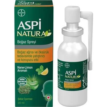 Aspinatura Nane & Limon Boğaz Spreyi 20 ml - 1
