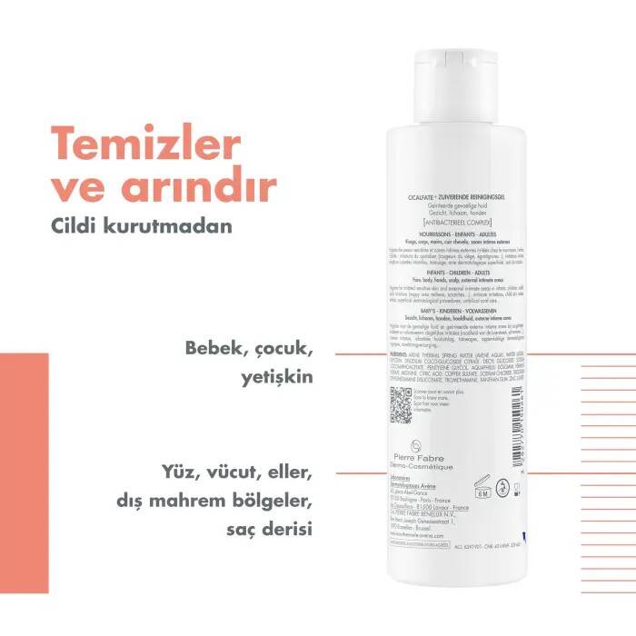 Avene Cicalfate Gel Nettoyant Purifiant 200 Ml - 4