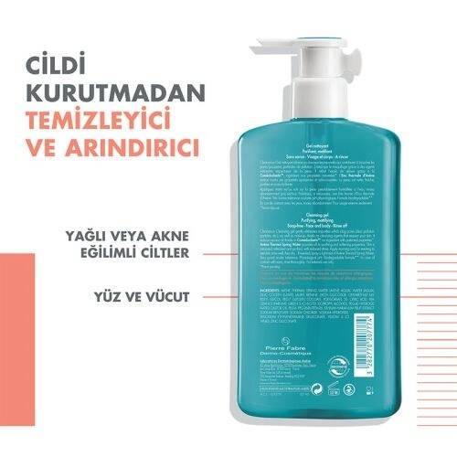 Avene Cleanance Yağlı ve Akneye Eğilimli Ciltler için Matlaştırıcı Etkili Temizleme Jeli 400 ml - 4