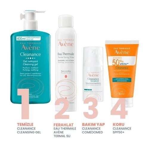 Avene Cleanance Yağlı ve Akneye Eğilimli Ciltler için Matlaştırıcı Etkili Temizleme Jeli 400 ml - 6