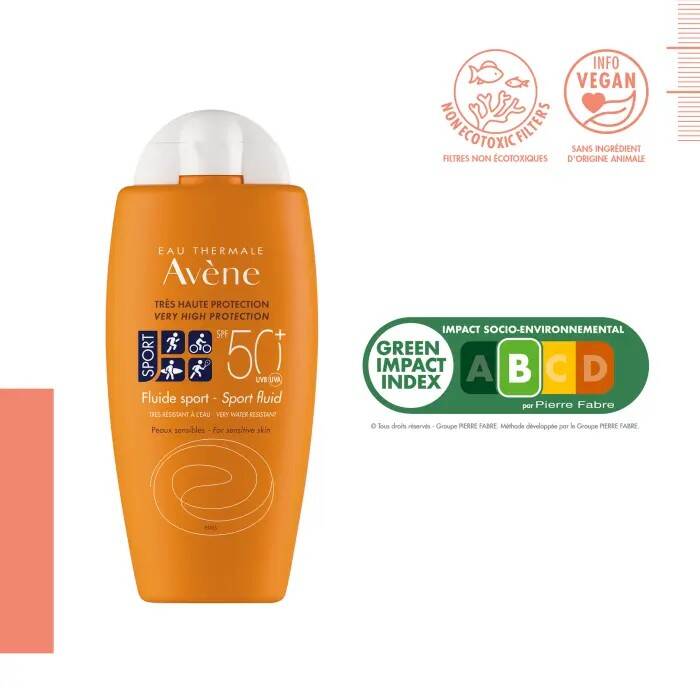 Avene Fluid Sport Güneş Koruyucu Krem Spf+50 100 ml - 2