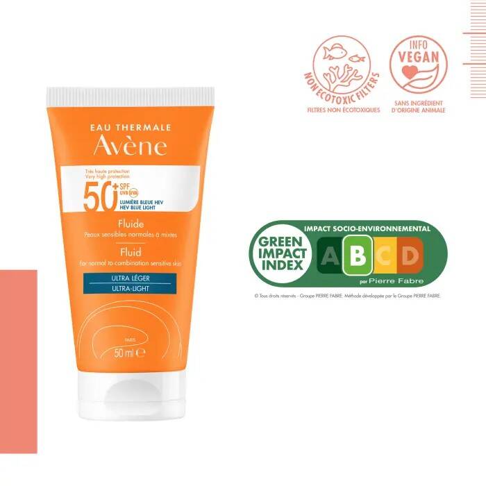 Avene Fluide 50+ Normal Karma Ve Hassas Ciltler İçin 50 ml - 2