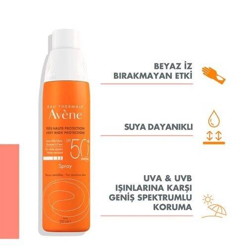 Avene Güneş Koruyucu Sprey Spf50+ 200ml - 2