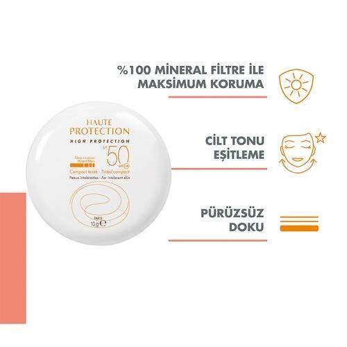 Avene Güneşten Koruma Etkili Fondöten - Compact Dore Spf+50 10g - 3