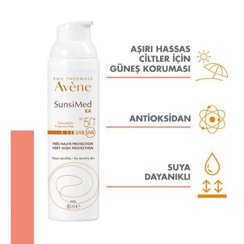 Avene Sunsimed Ka Güneş Kremi Spf 50 80 Ml - 2