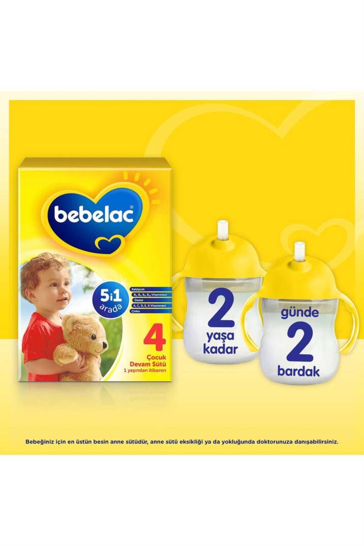 Bebelac 4 Çocuk Devam Sütü 1 Yaş+ 800 gr - 5