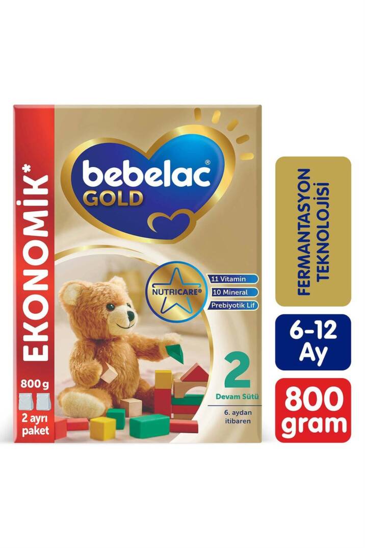 Bebelac Gold 2 Devam Sütü 6 Ay+ 800 gr - 1