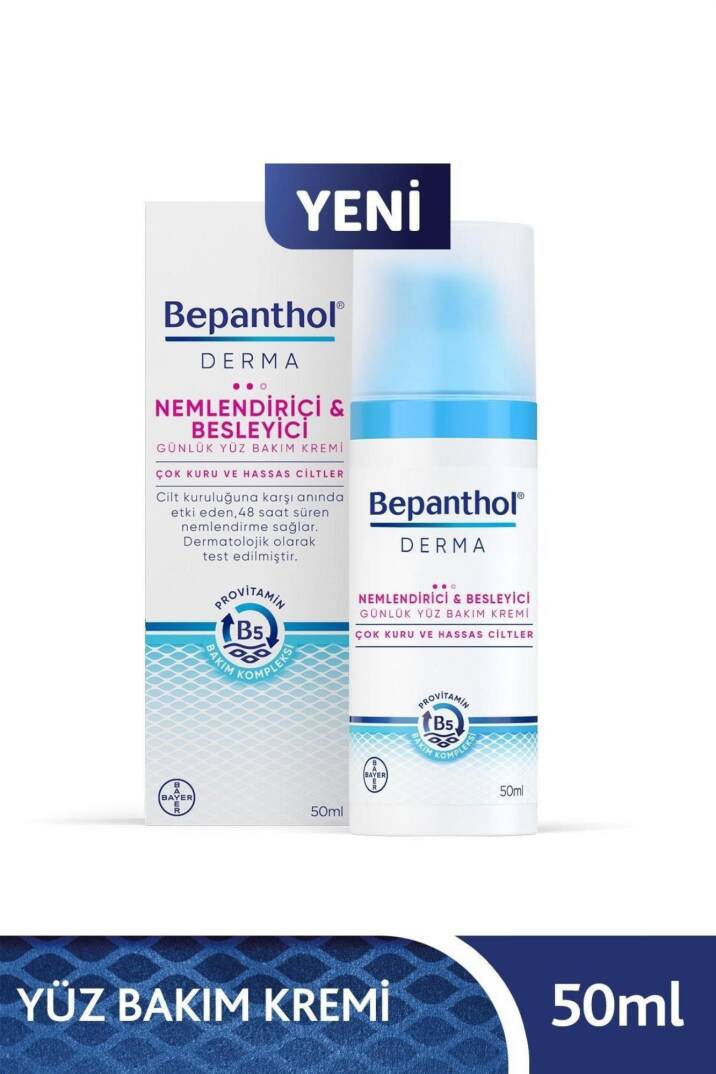 Bepanthol Derma Nemlendirici Besleyici Günlük Yüz Bakım Kremi 50 ml - 6