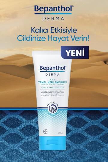 Bepanthol Derma Temel Nemlendirici Vücut Losyonu 200 ml Kuru ve Hassas Ciltler - 3