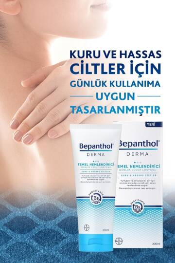 Bepanthol Derma Temel Nemlendirici Vücut Losyonu 200 ml Kuru ve Hassas Ciltler - 4
