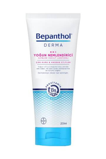 Bepanthol Derma Yoğun Nemlendirici Vücut Losyonu 200 ml Çok Kuru ve Hassas Ciltler