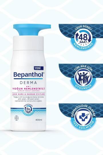 Bepanthol Derma Yoğun Nemlendirici Vücut Losyonu 400 ml Çok Kuru ve Hassas Ciltler - 2