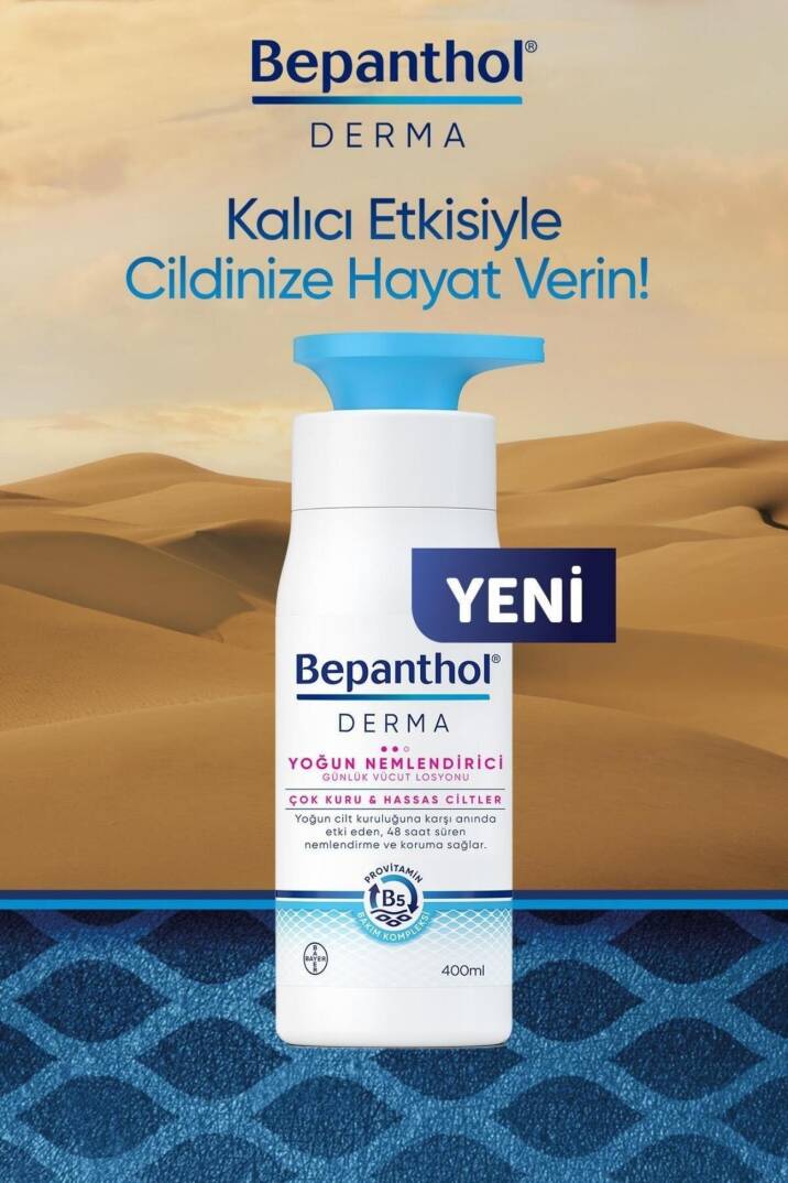 Bepanthol Derma Yoğun Nemlendirici Vücut Losyonu 400 ml Çok Kuru ve Hassas Ciltler - 5