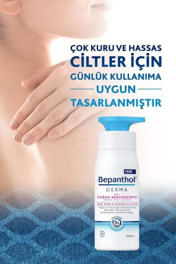Bepanthol Derma Yoğun Nemlendirici Vücut Losyonu 400 ml Çok Kuru ve Hassas Ciltler - 7