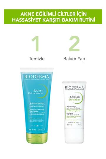 Bioderma Akne Eğilimli Ciltler için Hassasiyet Karşıtı Bakım Kiti - 2
