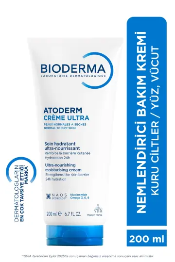 Bioderma Atoderm Cream Ultra 200 ml & Atoderm Shower Gel 200 ml - 3