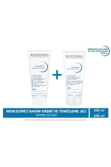 Bioderma Atoderm Intensive Balm 200 ml & Atoderm Intensive Foaming Gel 200 ml