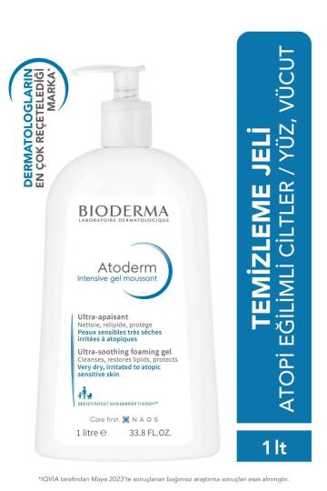 Bioderma Atoderm Intensive Foaming Gel 1 LT