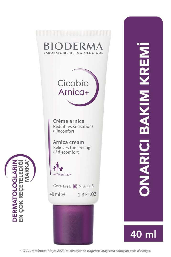 Bioderma Cicabio Arnica+ Bariyer Onarıcı Yüz, Vücut Bakım Kremi, Yetişkin, Çocuk 40 Ml - 1