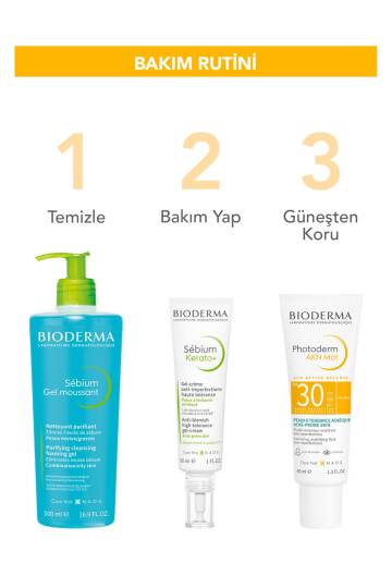 Bioderma Photoderm Akn Mat Karma Ve Yağlı Ciltler Için Matlaştırıcı Etkili Spf30 Güneş Koruyucu 40ml - 4
