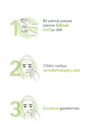 Bioderma Sebium H2O Micellar Makyaj Temizleme Suyu 2'li Set Karma,Yağlı ve Akne Eğilimli Ciltler 500 ml - 5