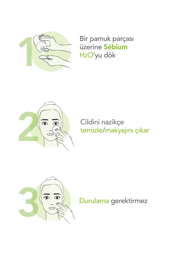 Bioderma Sebium H2O Micellar Makyaj Temizleme Suyu 2'li Set Karma,Yağlı ve Akne Eğilimli Ciltler 500 ml - 5