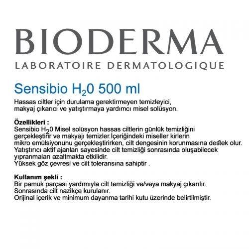 Bioderma Sensibio H2O 2x500 ml - 4