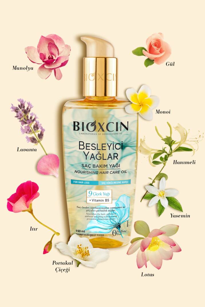 Bioxcin Besleyici Yağlar Saç Bakım Yağı 150 ml - 1