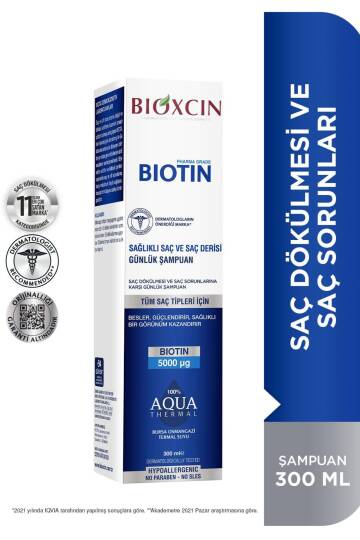 Bioxcin Biotin Şampuan 300 Ml Tüm Saç Tipleri - Hassas Saçlar Için - 2