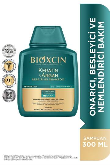 Bioxcin Keratin & Argan Onarıcı Şampuan 300 Ml - Yıpranmış Ve Hasar Görmüş Saçlar 2 Li Avantaj Set - 3