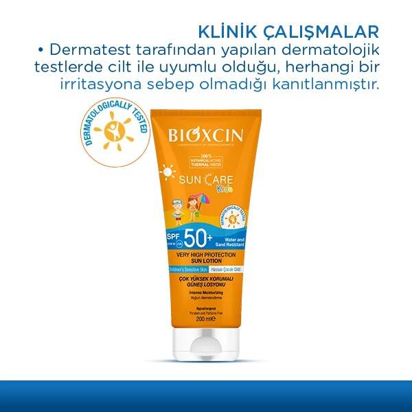Bioxcin Sun Care Çocuklar için Güneş Losyonu SPF 50+ 200 ml - 2