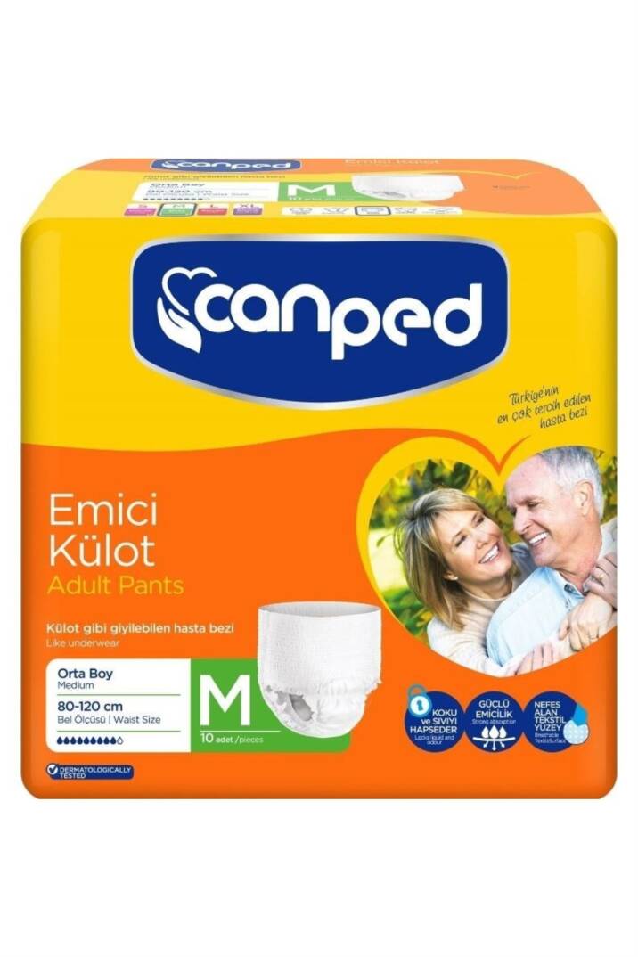 Canped Emici Külot Bez M 9 Adet - 1