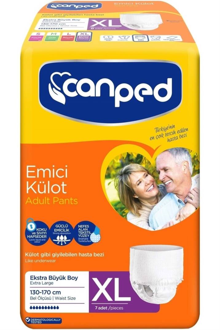 Canped Emici Külot Bez XL 7 Adet - 1