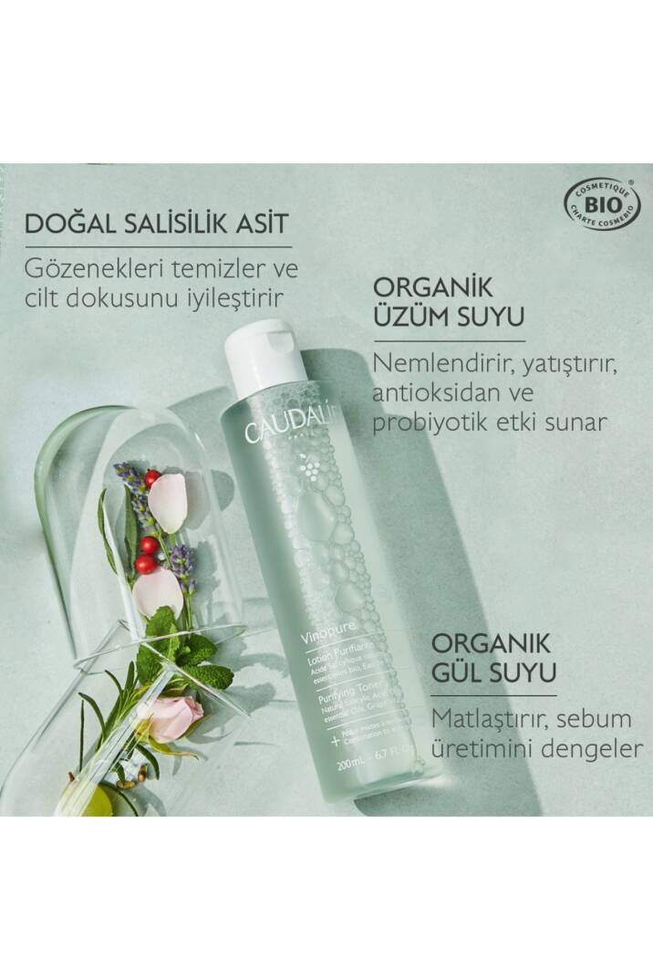 Caudalie Vinopure Purifying Toner 200 ml - 2