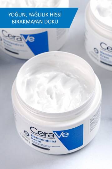 CeraVe Nemlendirici Krem Kuru Ciltler Seramid ve Hyalüronik Asit İçerikli Yüz Vücut 340gr - 2