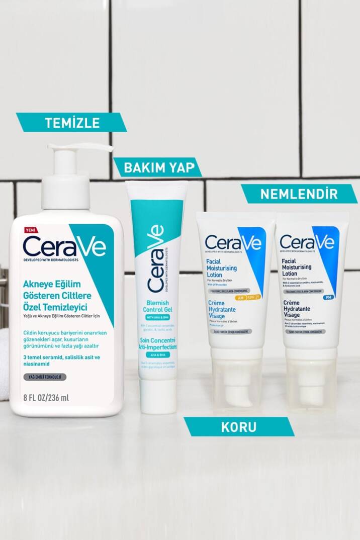 CeraVe Yağlı Ve Düzensiz Ciltler Için Yüz Bakım Jeli 40 Ml - 1