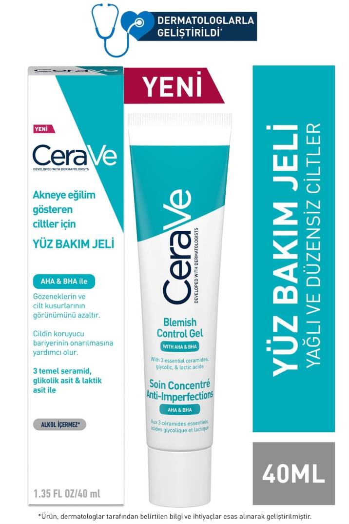 CeraVe Yağlı Ve Düzensiz Ciltler Için Yüz Bakım Jeli 40 Ml - 2