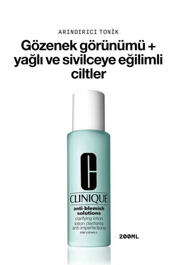 Clinique Anti-Blemish Solutions Arındırıcı Tonik Losyon 200 ml - 2