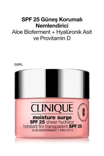 Clinique Moisture Surge SPF 25 50 ml Nemlendirici Yüz Kremi
