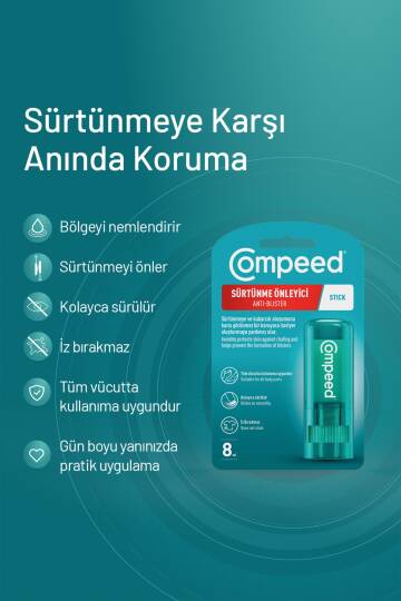 Compeed Sürtünme Önleyici Stick 8 ml - 10