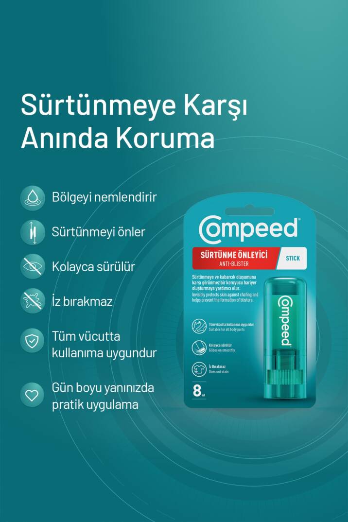 Compeed Sürtünme Önleyici Stick 8 ml - 10