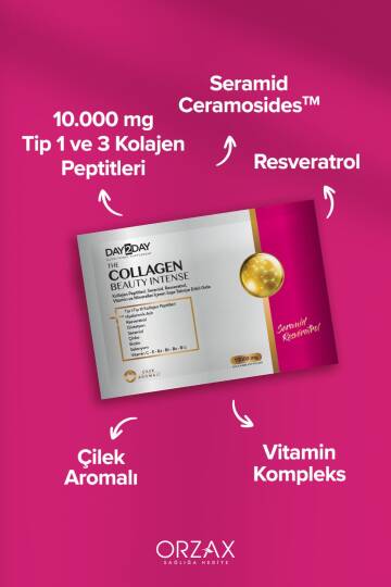 Day2Day The Collagen Beauty Intense Çilek Aromalı 30 Saşe - 3