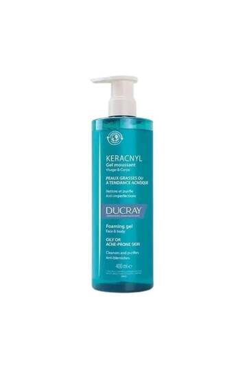Ducray Keracnyl Foaming Gel Yüz Ve Vücut Temizleme Jeli 400 Ml