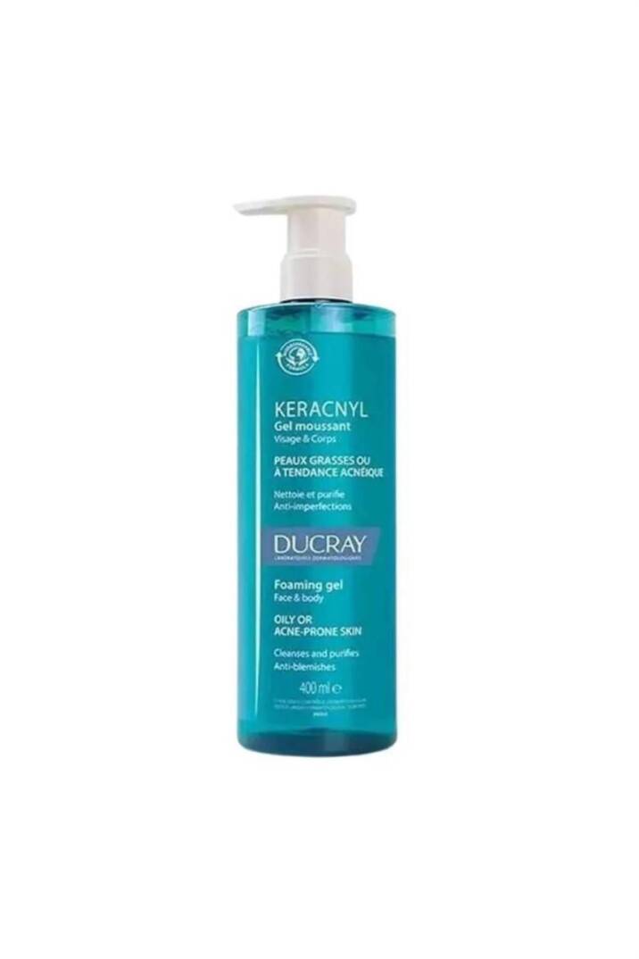 Ducray Keracnyl Foaming Gel Yüz Ve Vücut Temizleme Jeli 400 Ml - 1